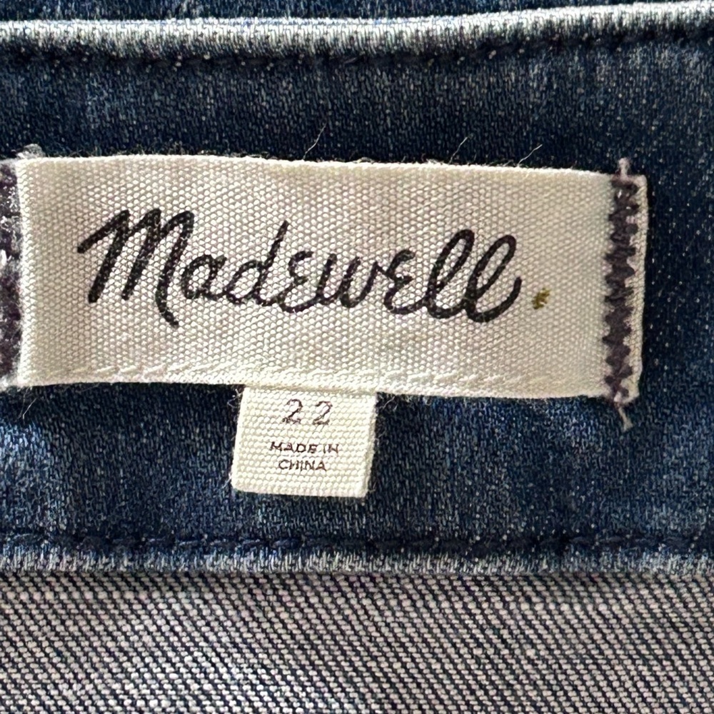 Madewell Classic Blue Denim Skirt - Picture 3 of 12